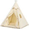 Pet Teepee Tent House for Small Dogs & Large Cats - Cozy Indoor