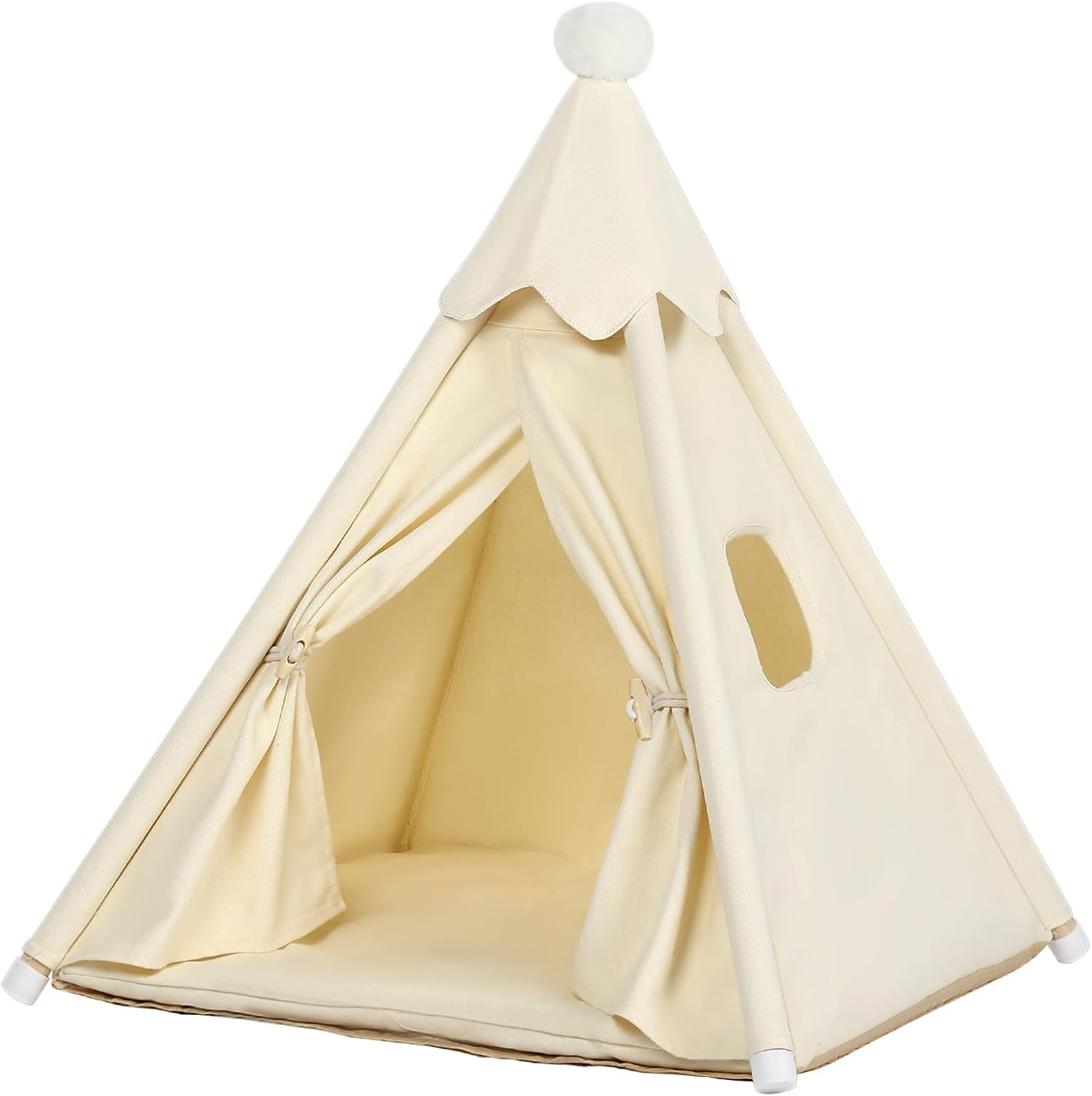 Pet Teepee Tent House for Small Dogs and Large Cats Indoor