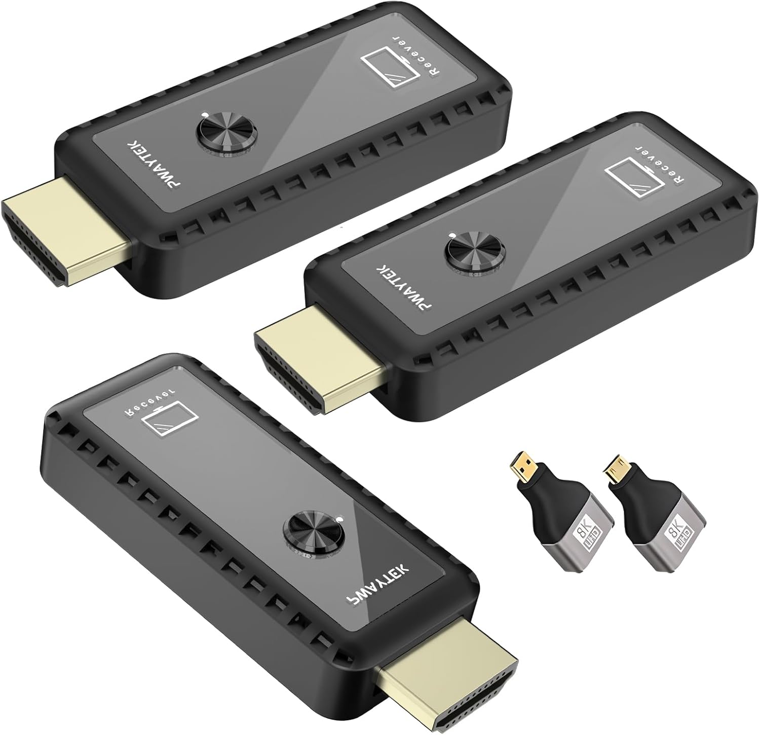 Wireless HDMI Transmitter and Receivers for Multi-Screen Use
