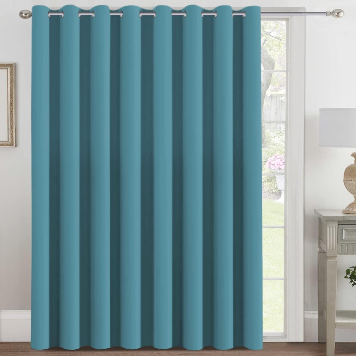 H.VERSAILTEX Blackout Patio Curtains for Sliding Door 100 x 108