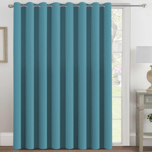 H.VERSAILTEX Blackout Patio Curtains for Sliding Door 100 x 108