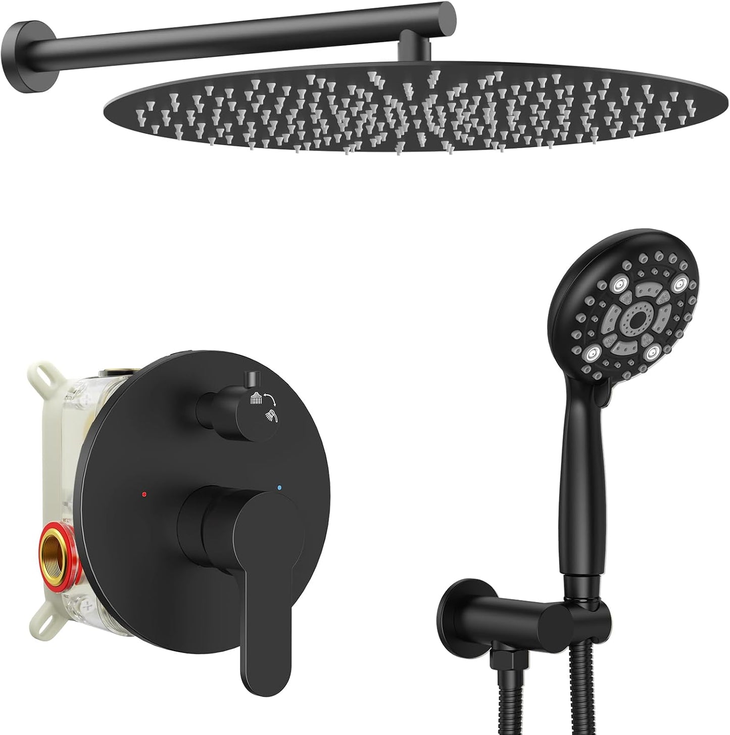 SR SUN RISE Multifunctional High Pressure Shower Head System
