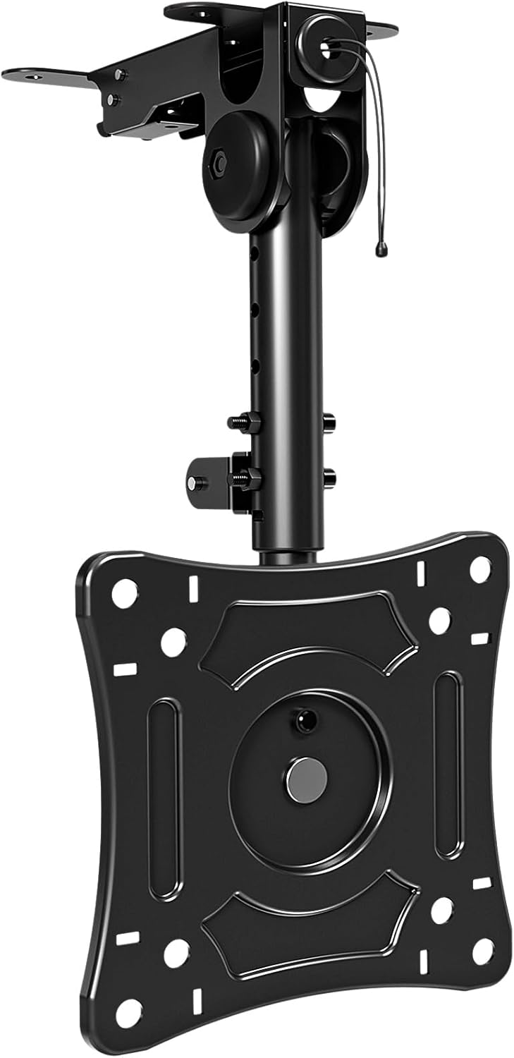 Space-Saving Swivel TV Mount - MOUNTUP Under Cabinet Foldable Bracket