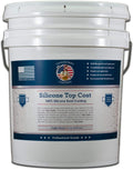 Light Gray 4.75 Gallon Silicone Roof Coating - Restore Roofs Fast