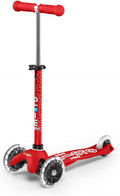 Micro Mini Deluxe LED Three-Wheeled Lean-to-Steer Scooter - Stable