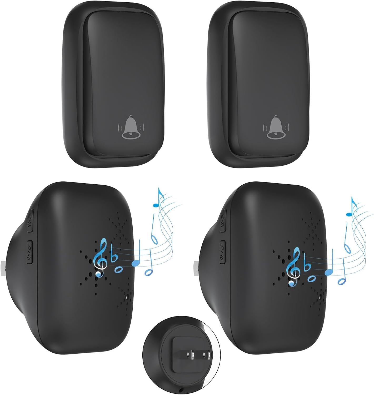 Self-Powered Wireless Doorbell - No Batteries Needed!