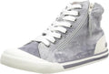 Rocket Dog Jazzin High Top Sneaker - All White, Easy Zip On