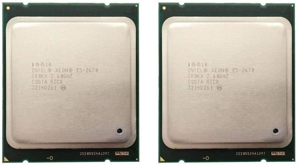Intel Xeon E5-2670 Eight Cores Processors 2.60GHz Renewed