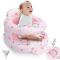 Enhanced Inflatable Baby Seat: Full Enclosure, Built-in Air Pump, Water Addable