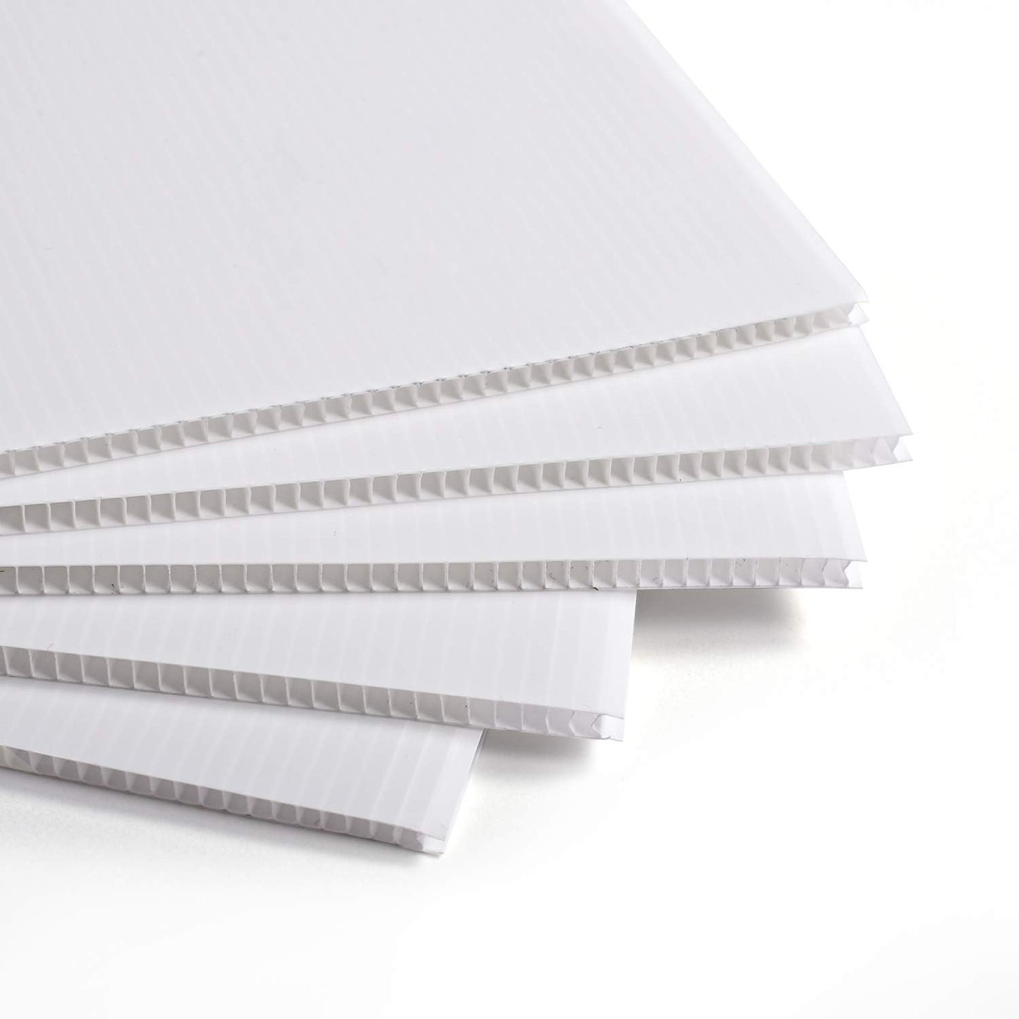 Corrugated Plastic Sheet for Indoor and Outdoor Use - 24x36 in