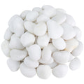 Large River Rocks 20lbs, 3-4 in White Pebbles for Landscaping