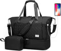 Lightweight Duffle Bag for Traveling with Shoe and Toiletry Sections
