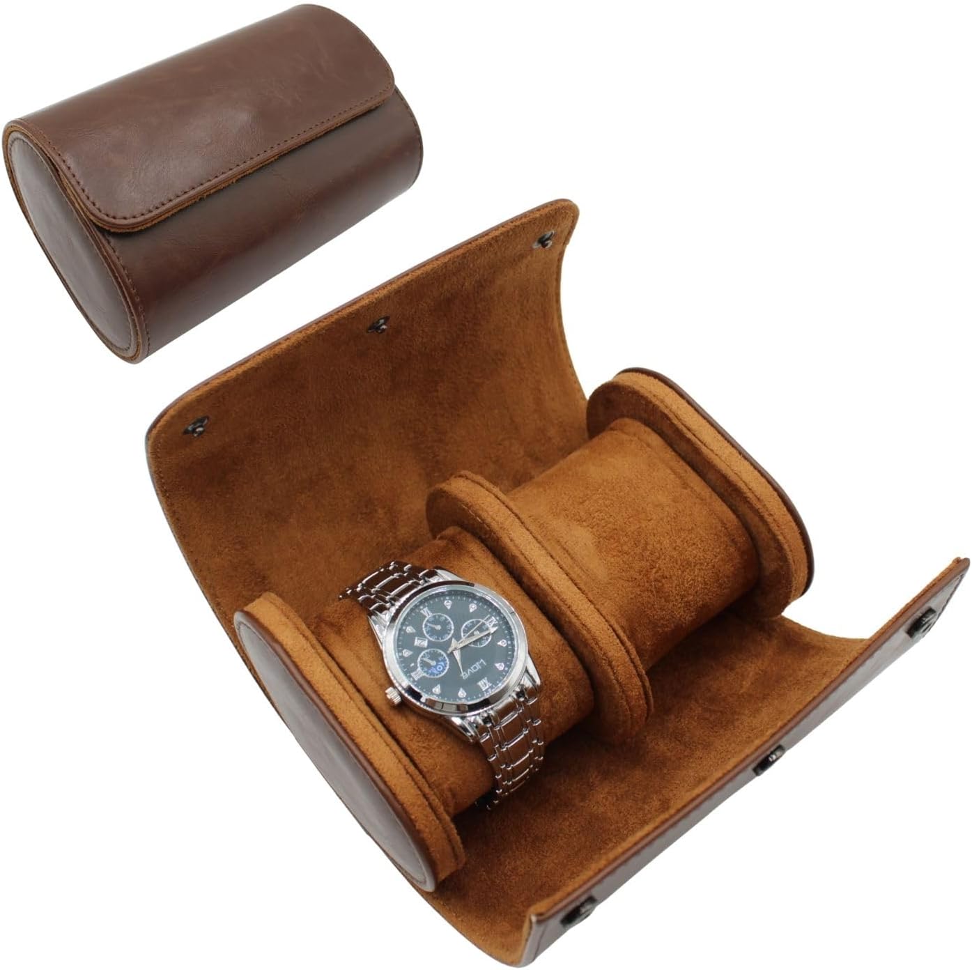 Travel in Style: Luxury Watch Roll Organizer