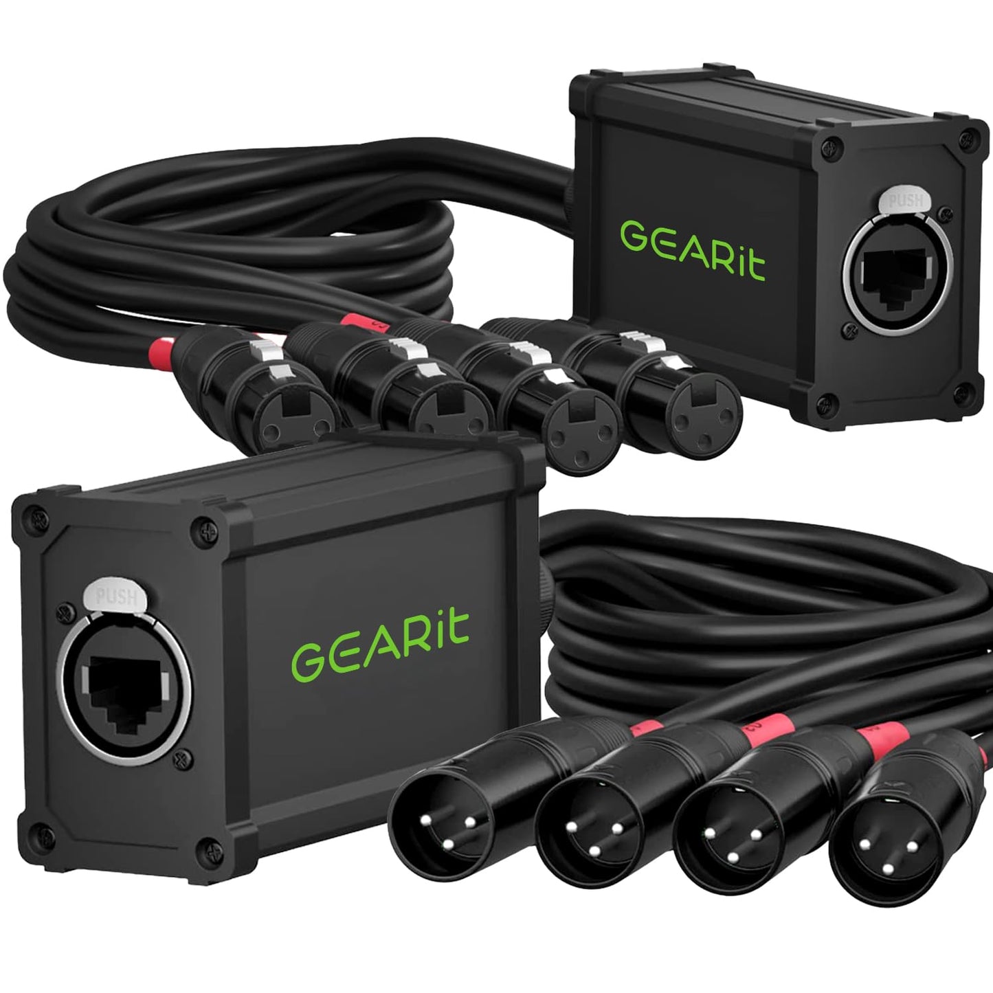 GearIT 4 Channel Snake for Live Stage and Audio Recording