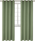 Room Darkening Curtains 52 x 84 in Grass Green - 2 Panels