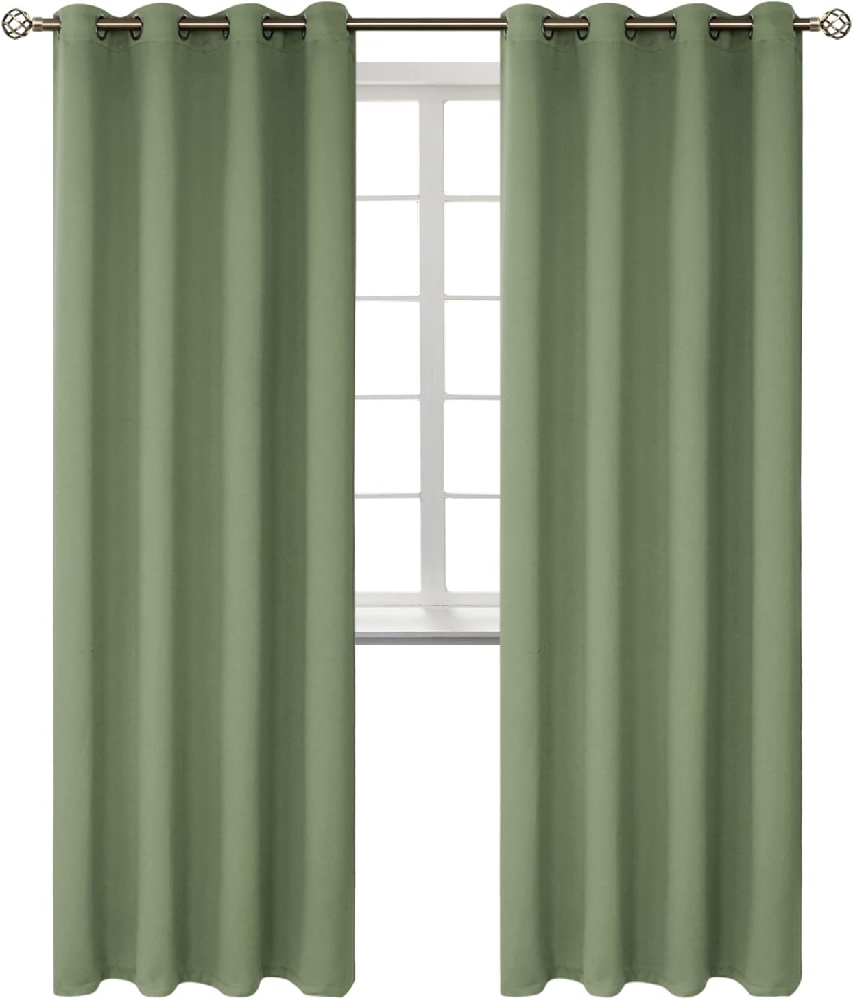 BGment Room Darkening Curtains for Bedroom - 84 Inch Grommet Drapes