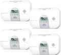 Siterwell Travel Carbon Monoxide Detector 4-Pack - Portable CO Safety
