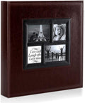 4x6 Photo Album 1000 Pockets - Large Capacity Leather Family Album