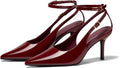 Coutgo Womens Slingback High Heels Closed Pointed Toe Pumps - Classic