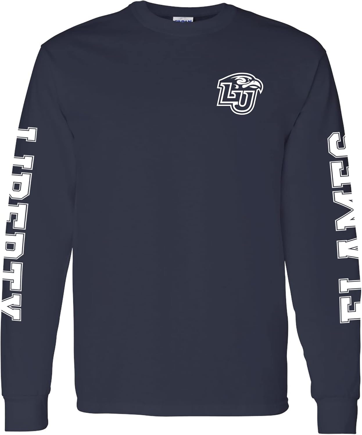 NCAA Double Sleeve Print Long Sleeve Tee for Liberty University