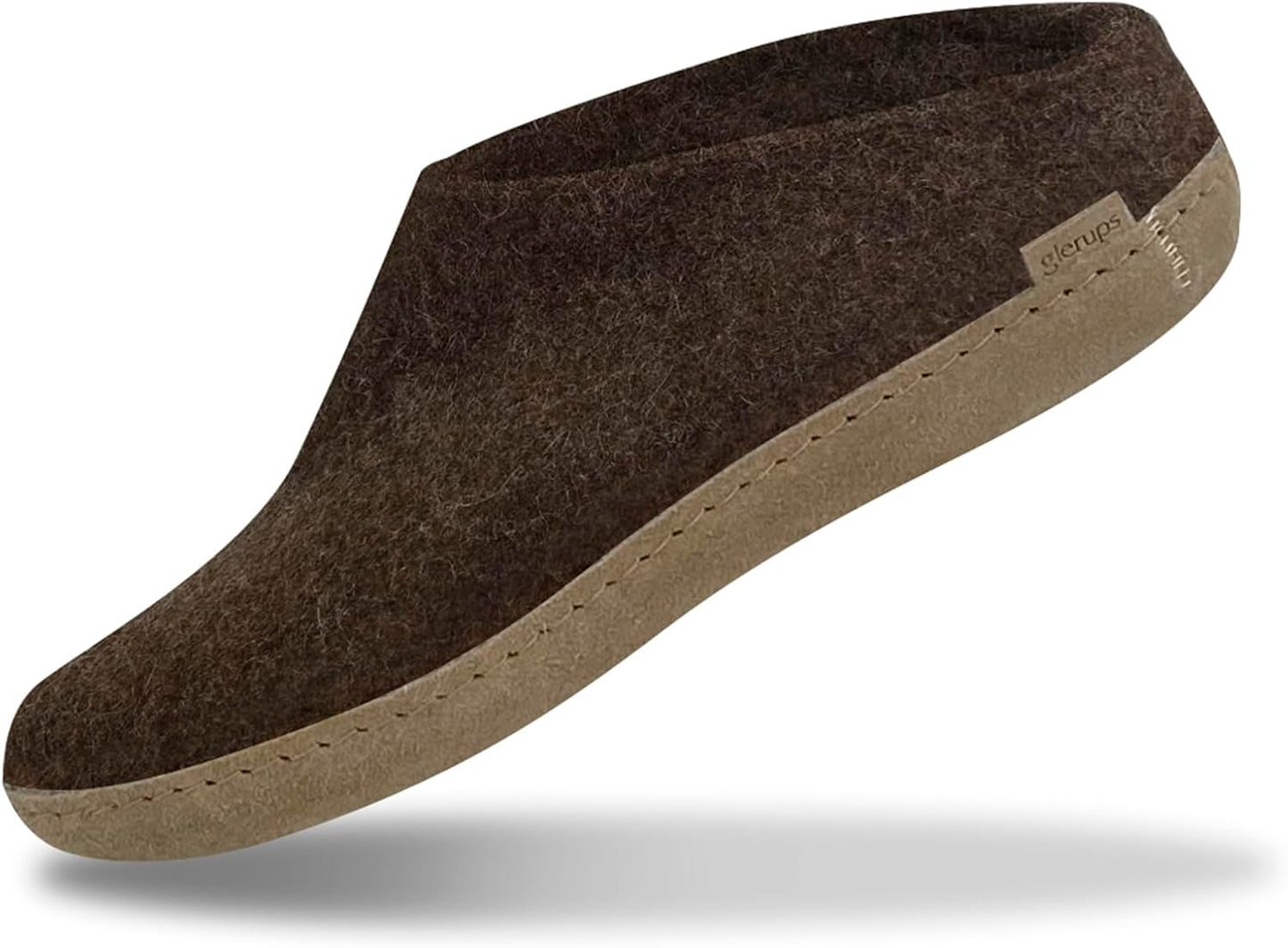 Glerups 100% Quality Wool Mix Slippers with Leather Sole Comfort