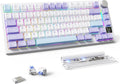 Attack Shark X820 Ultra Wireless Mechanical Keyboard White Purple