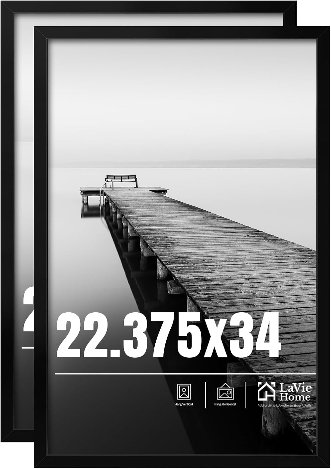 22.375x34 Picture Frame Set for Vertical or Horizontal Display