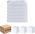 White Bulk King Fitted Sheet Only Deep Pocket 24 Pack - Host