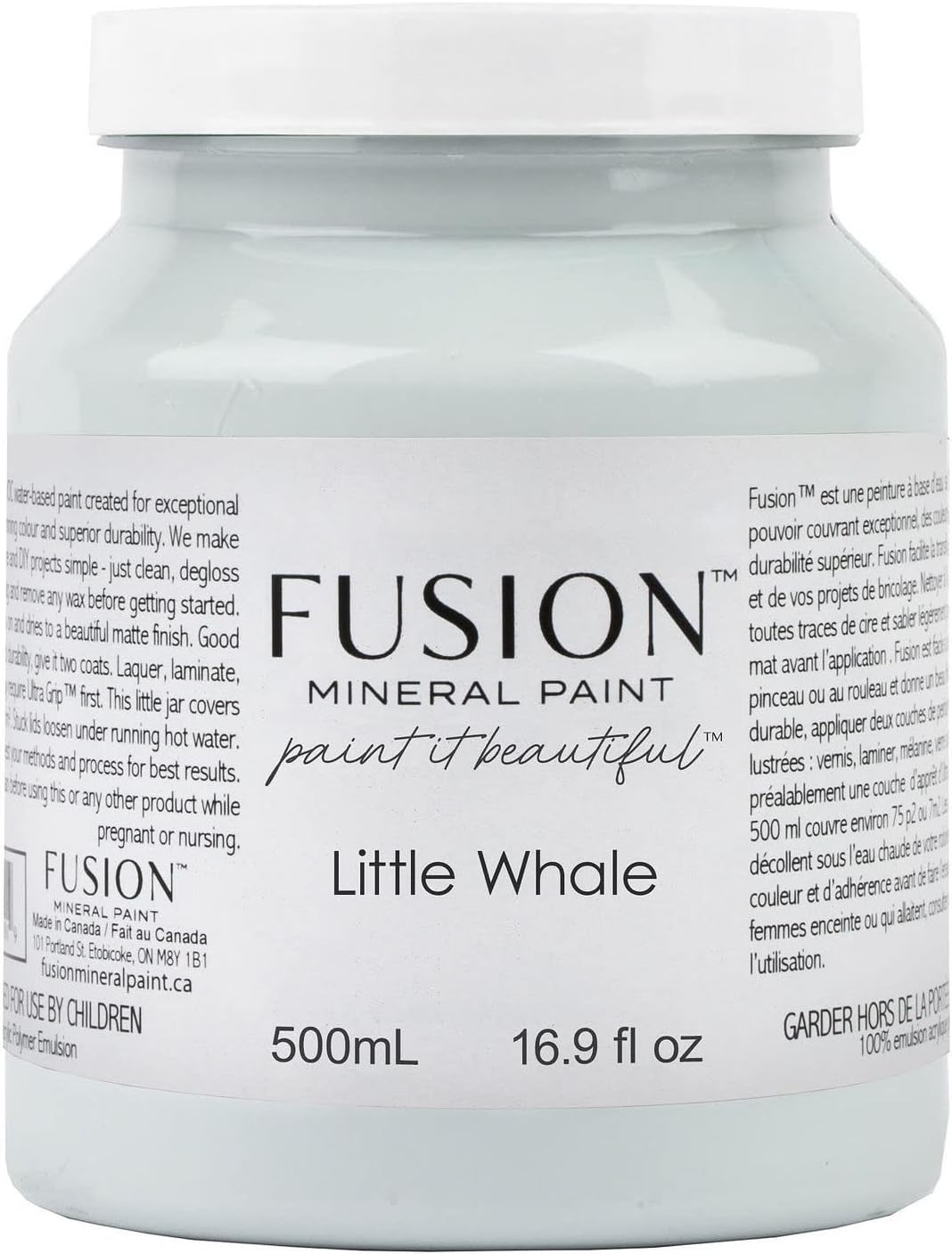 Fusion Mineral Paint Little Whale 500ml for Easy Home Projects