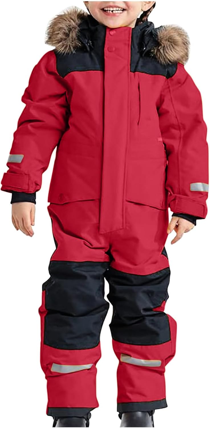 Snow Suit for Kids - Waterproof Windproof Winter Overalls