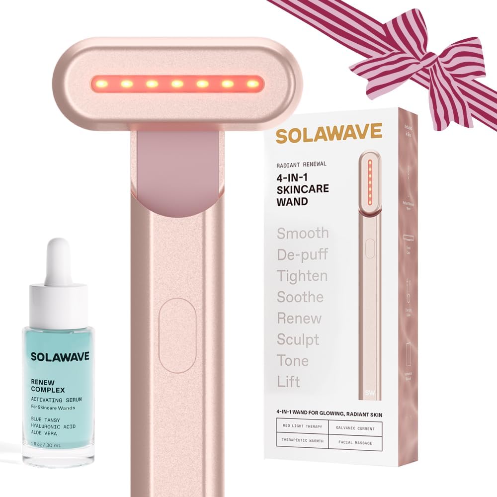 Solawave 4-in-1 Radiant Renewal Wand for Anti-Aging Effects