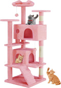 Sweetcrispy 54 in Cat Tree Tower - Multi-Level Indoor Condo