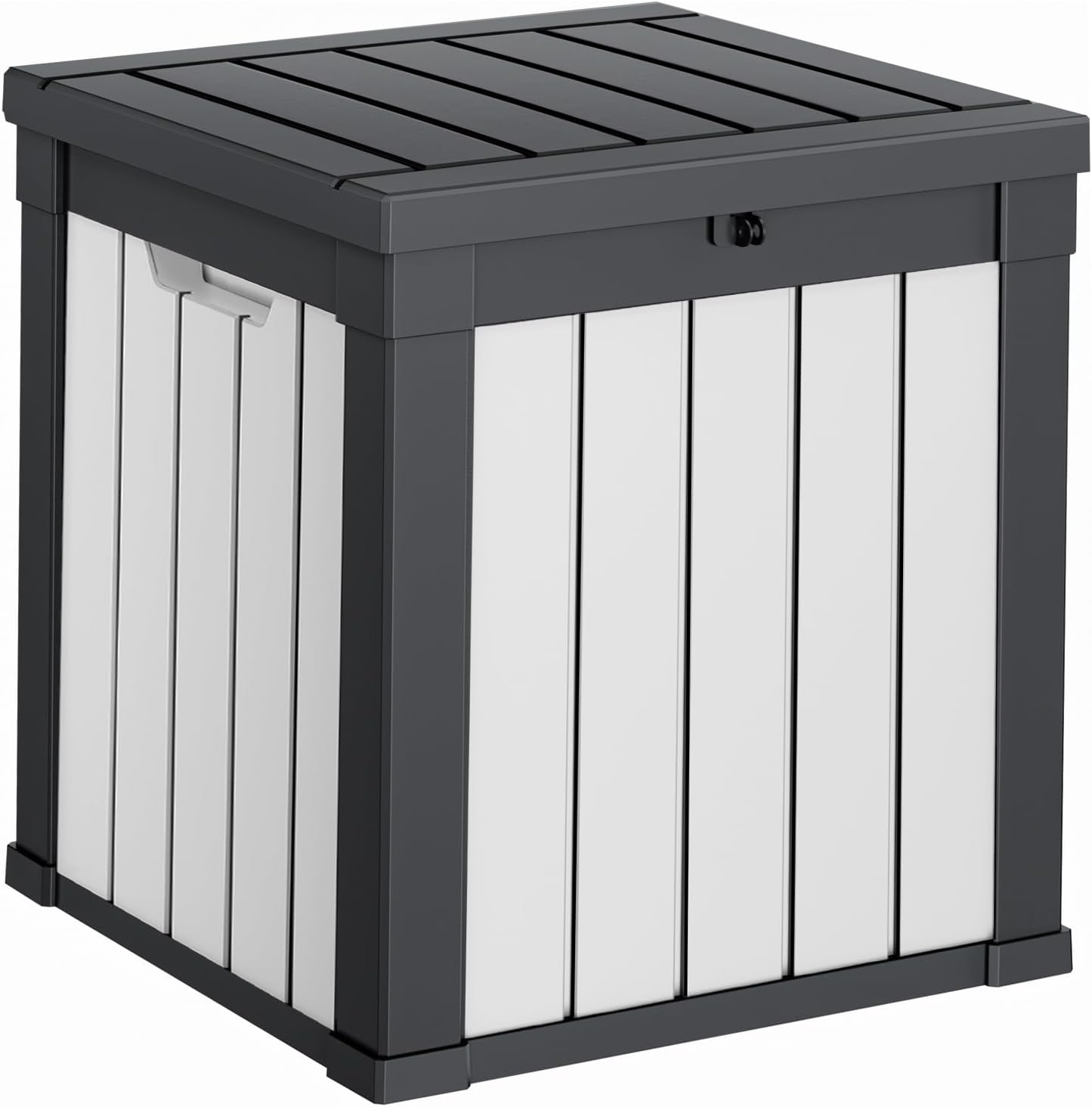 40 Gallon Resin Deck Box for Outdoor Storage and Organization
