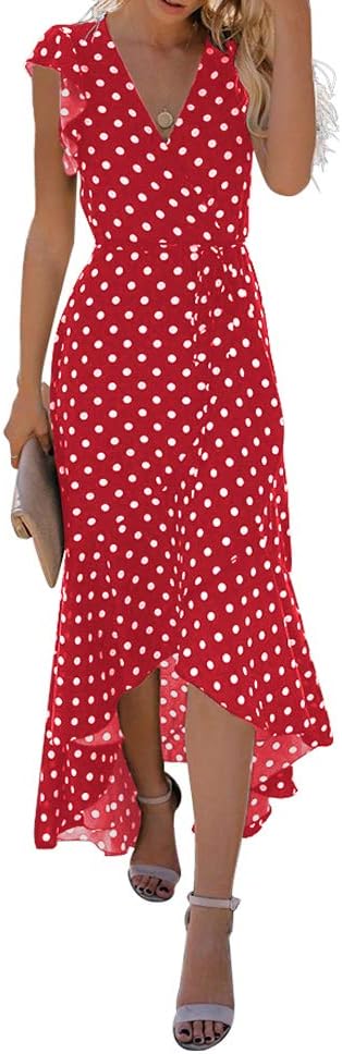 GRECERELLE Women's Boho Floral Print V-Neck Maxi Dress Review