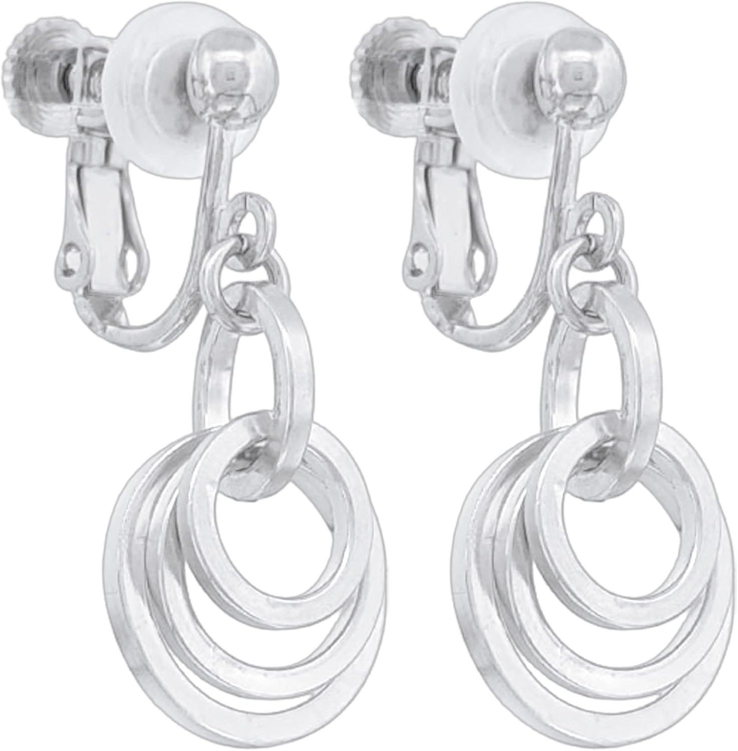 Dainty Round Minimalist 925 Sterling Silver Dangle Earrings Gift