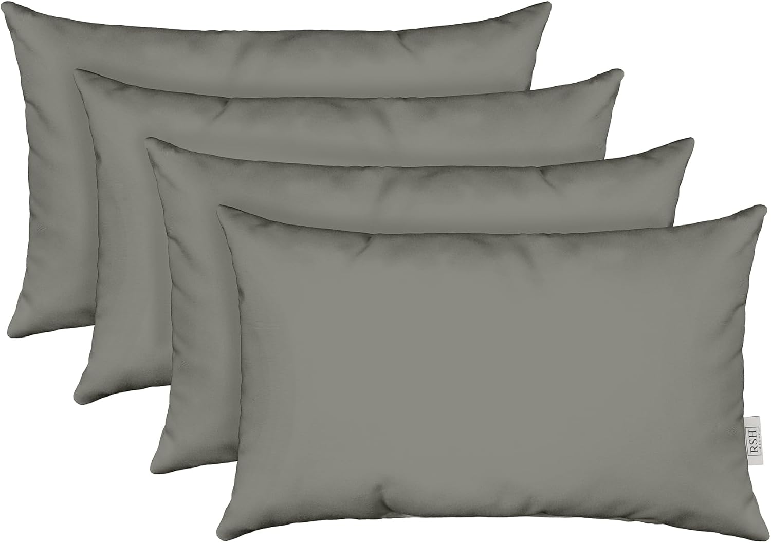 Sunbrella Lumbar Throw Pillows Set of 4 - Outdoor Comfort
