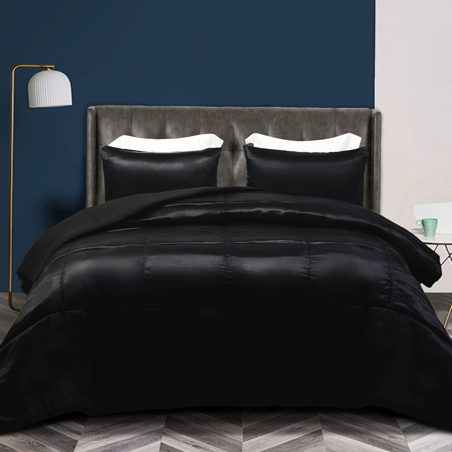 Luxurious Satin King Size Comforter Set for All Seasons