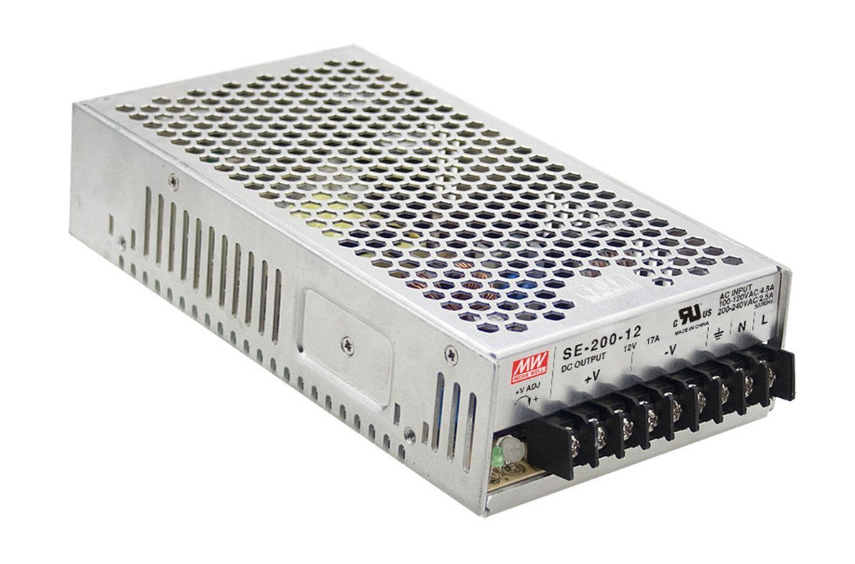 PowerNex Mean Well SE-200-12 12V 17A 204W Power Supply Unit