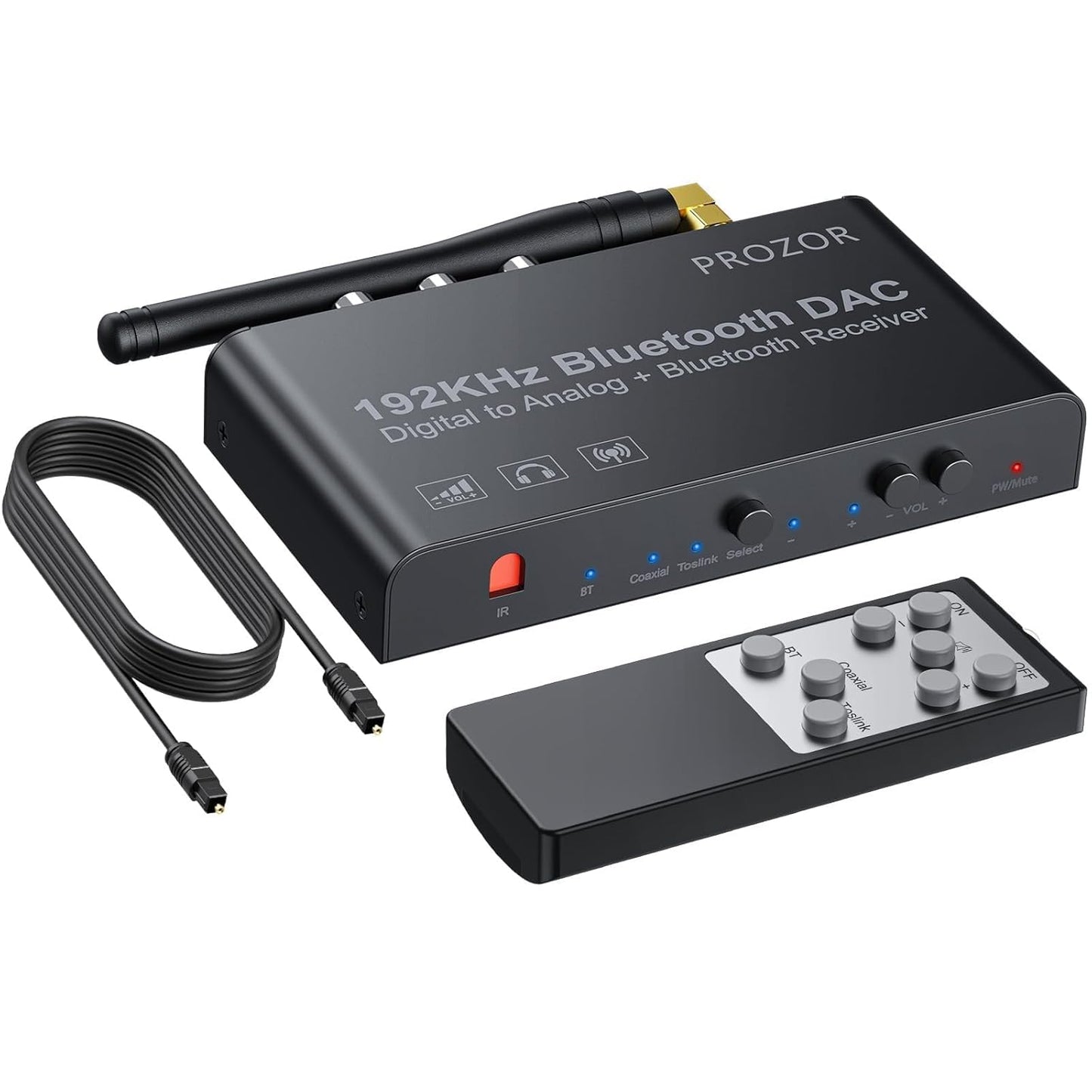 PROZOR DAC Converter Bluetooth 5.0 for Superior Audio Quality