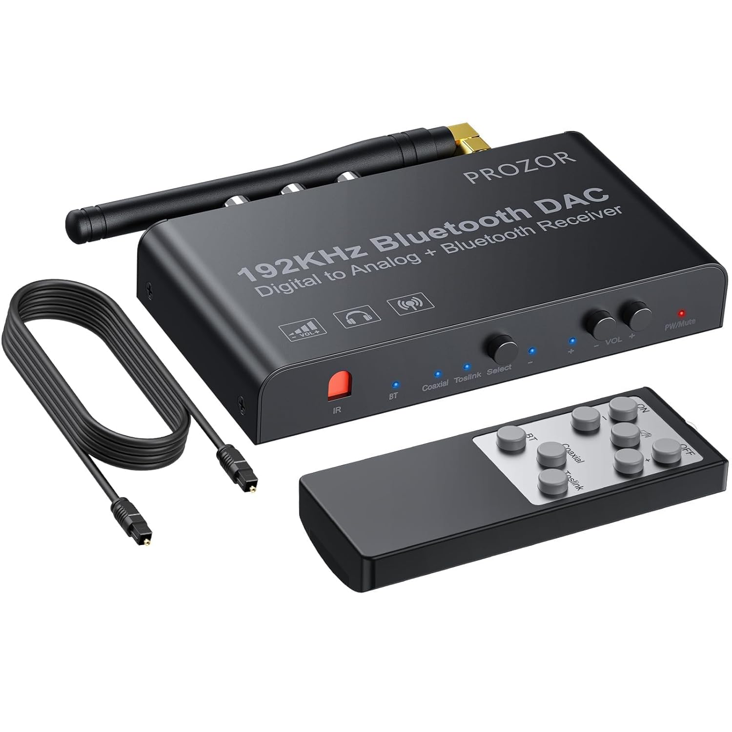 PROZOR DAC Converter Bluetooth 5.0 for Superior Audio Quality