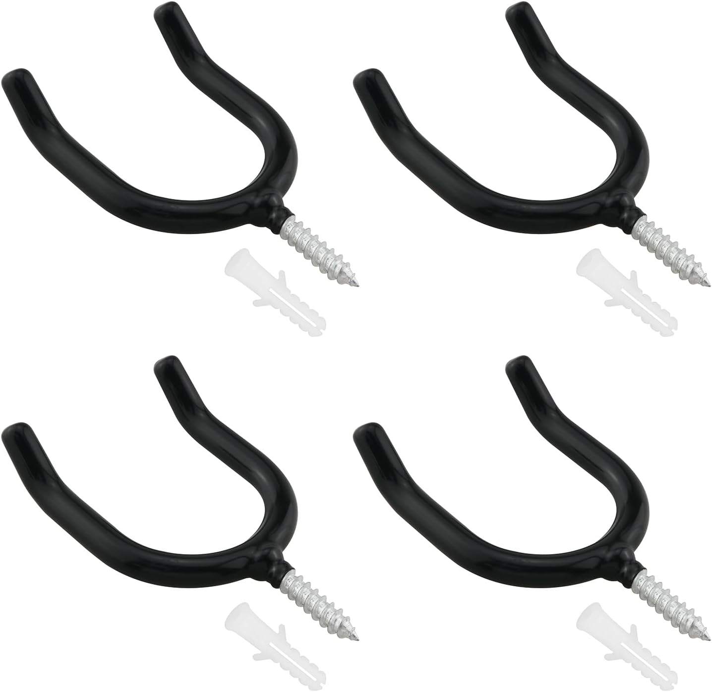 Heavy Duty U-Shaped Hooks Set, Garden Tools Organizer