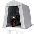 VEVOR 6x8x7 ft Heavy-Duty Portable Outdoor Storage Shed - Weatherproof