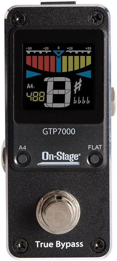 On-Stage Mini Guitar Tuner Pedal - Precise Tuning!