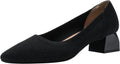 youngshow Women's Kitten Heels Pointed Toe Knit Slip On (Style 5Y96)