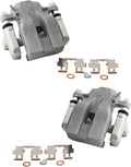 TRQ Rear Brake Caliper Set Compatible with 2006-2011 Toyota RAV4