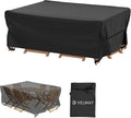 Patio Table Chairs Set Cover Square Waterproof 74in x 47in x 28in