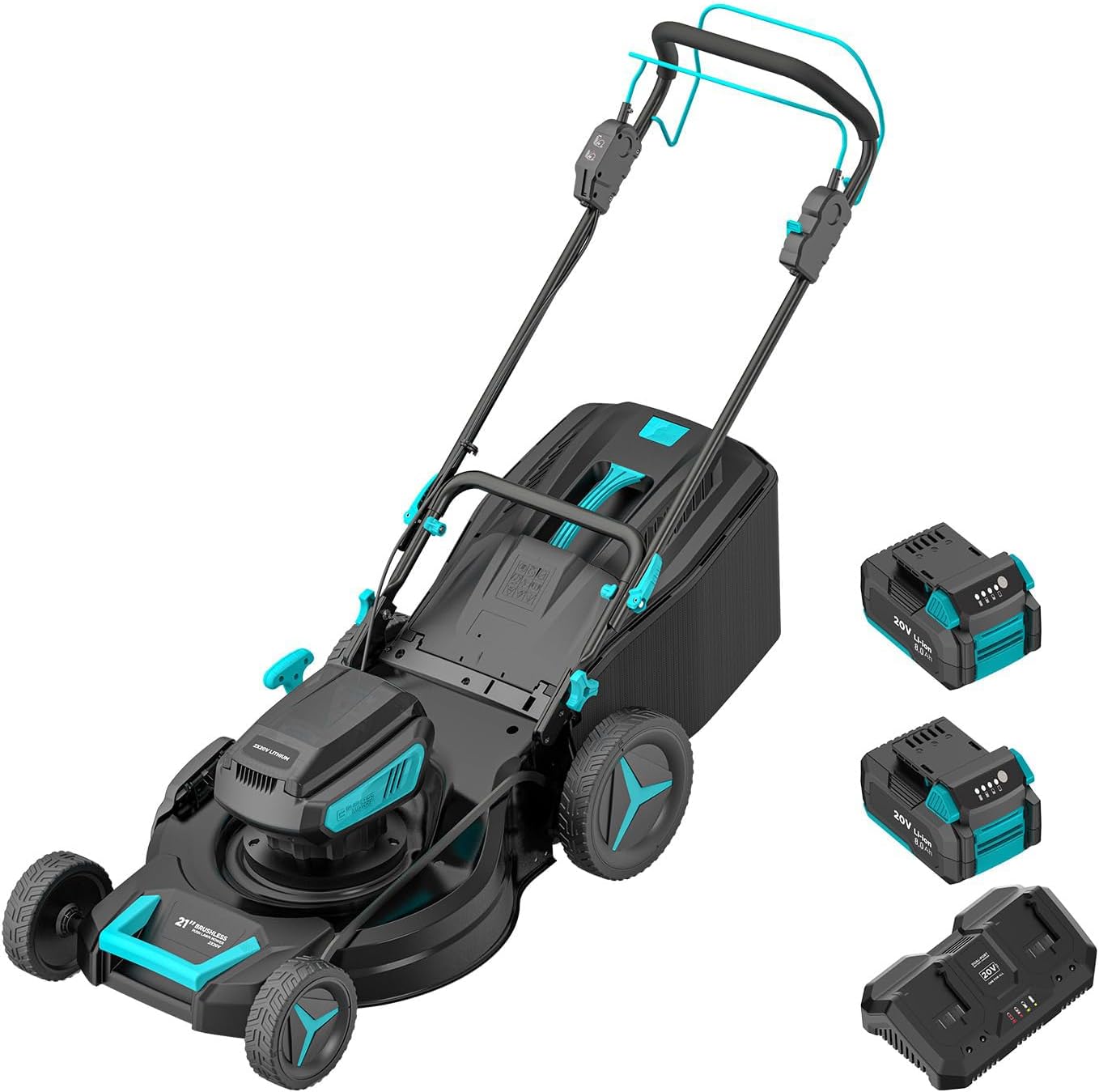 2 20V 21 inch Self-Propelled Electric Lawn Mower Review
