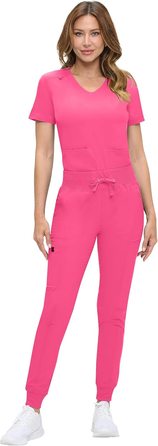 Natural Uniforms Womens Ultra-Soft Luxe Stretch Jogger Scrub Set