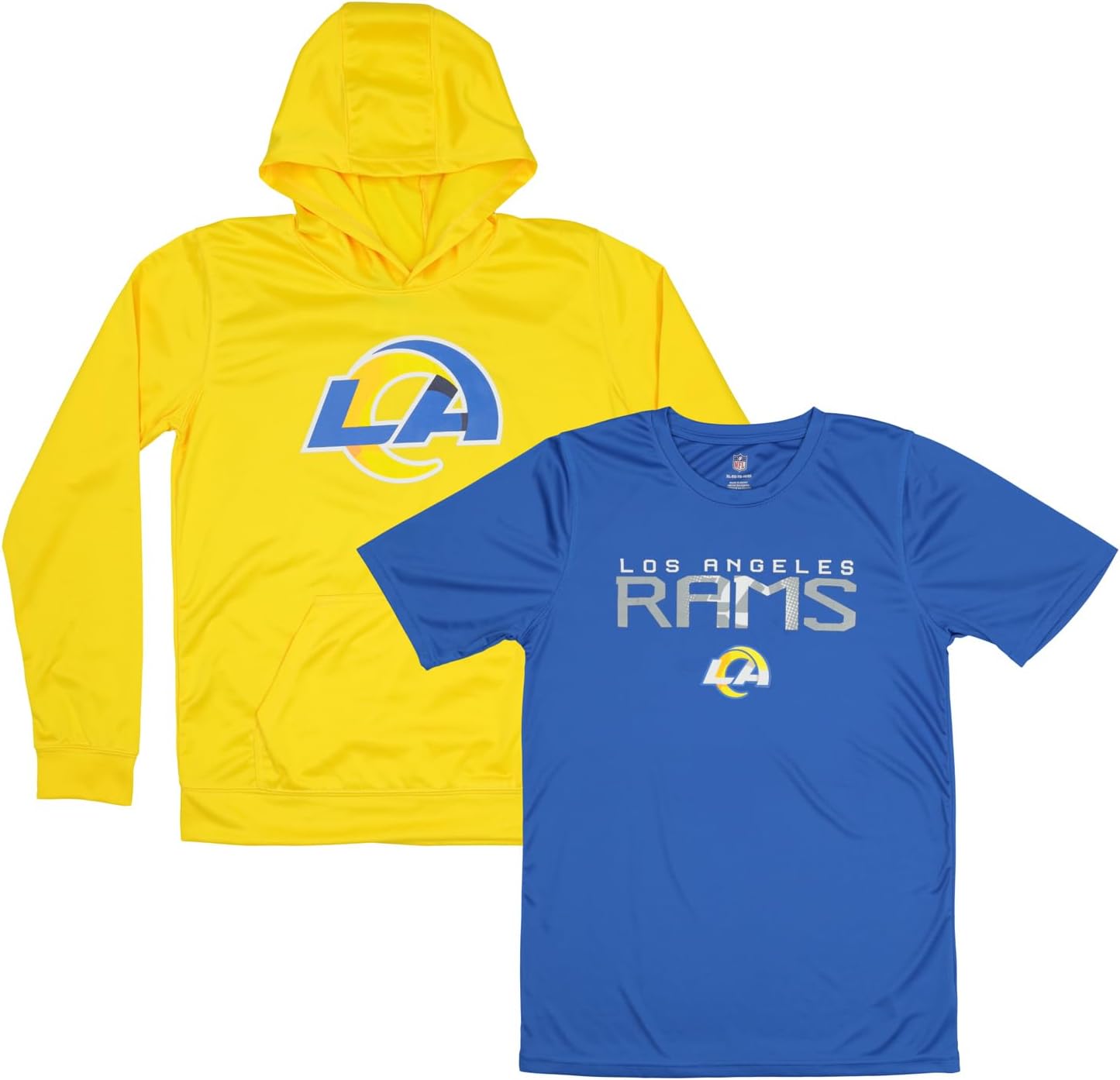 Outerstuff NFL Youth Boys Hoodie and Tee Combo Set for Fans