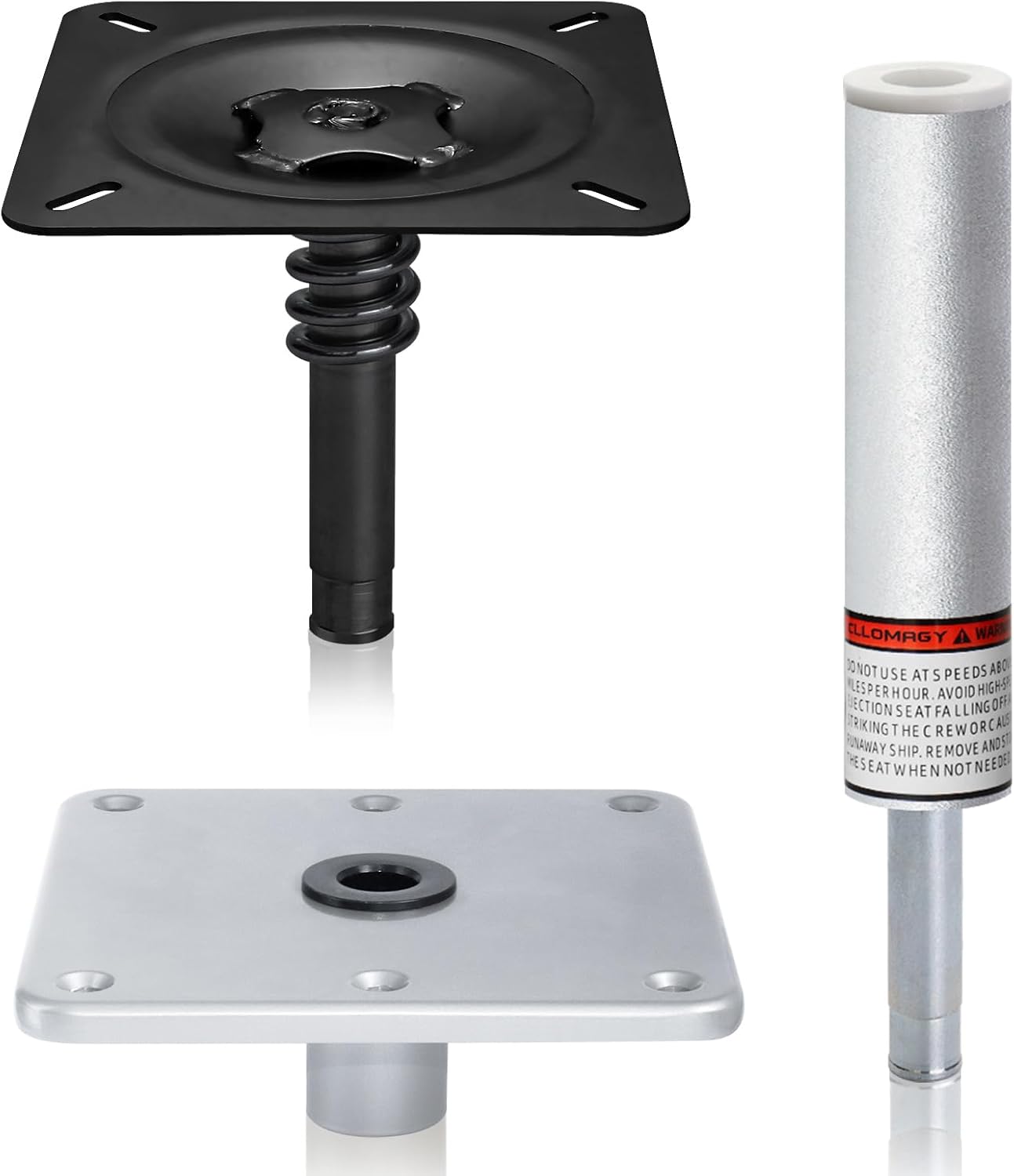 Boat Seat Pedestal Base Mount Kit for Marine Fishing Bass